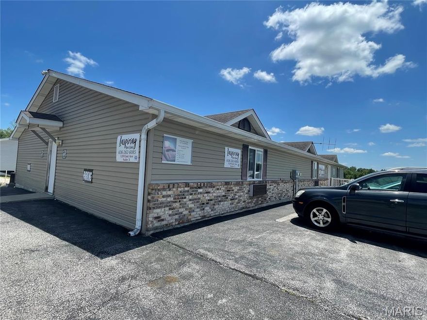 OFFICE SPACE IS AVAILABLE FOR LEASE, Unit 5, 600 sq ft at $550/month. This 1-story building sets in the heart of Winfield characterized by a mixed use of commercial and residential properties. Currently used as a professional office and residential apartment. An outstanding opportunity to establish your business in a
thriving Winfield community. Don’t miss out! Position your business for success in a growing neighborhood. The unit has its own heating/cooling wall unit. The tenant pays for electricity and internet, and the landlord pays for sewer, water, trash, and maintenance. Close to school, shopping, and restaurants. Quick access to Hwy 47 and Hwy 79. All potential tenants must complete an application. One year minimum lease. First month’s rent and security deposit equal to one month’s rent due at signing.