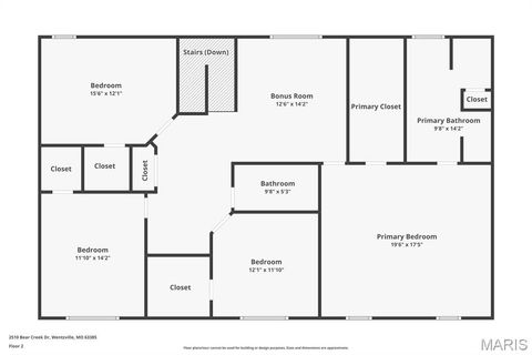 Tiny photo for 2510 Bear Creek Drive, Wentzville, MO 63385 (MLS # 26004583)