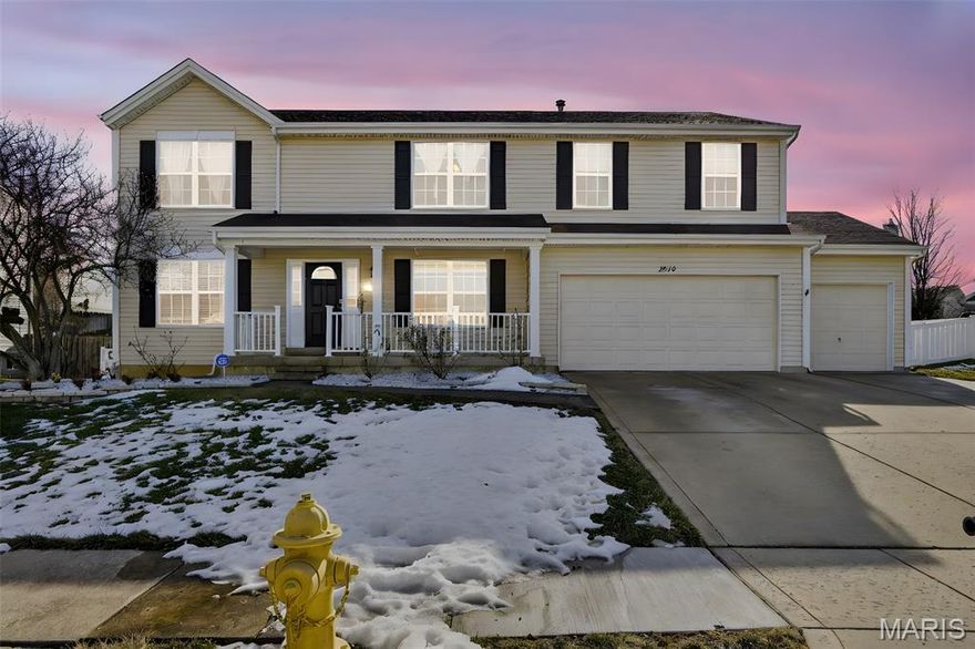 FALL IN LOVE with this spacious and beautifully updated 2-story home, perfectly positioned on a desirable corner lot in the sought-after Fountains of Bear Creek subdivision. With its traditional yet open and inviting floor plan, this home delivers the ideal blend of comfort, style, and functionality.
Step inside to find a warm and welcoming layout featuring a living room, formal dining room, and a generous great room anchored by a cozy gas fireplace. The stunning kitchen is the heart of the home, offering a breakfast area, center island, granite countertops, brand-new 42" white cabinetry, stainless steel appliances, and a walk-in pantry. Just off the kitchen, you’ll appreciate the large main-floor laundry room and convenient access to the oversized 3-car garage.
Upstairs, the layout is truly exceptional. The expansive primary suite boasts double sinks, a separate tub and shower, and plenty of space to unwind. The three additional bedrooms are impressively sized—each featuring its own walk-in closet, a rare and highly desirable feature.  A bonus to the upstairs area is a generous sized loft area for additional living space, play area for the kids or a home office.
The lower level offers even more versatility with a finished sleeping area or bonus room, plus roughed-in plumbing for a future bath. Outside, the fenced yard provides privacy and room to play, entertain, or simply relax.
With a newer roof, newer HVAC systems, dual-zone heating and cooling, and central vacuum, this home checks all the boxes for comfort and peace of mind.
Spacious, updated, and thoughtfully designed—there’s so much to love about this incredible home.