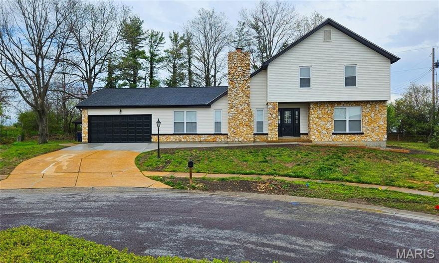 Experience elevated living in this fully reimagined luxury residence, ideally situated on a quiet cul-de-sac. Featuring 4 spacious bedrooms and 4 bathrooms, this home offers the perfect blend of sophistication, comfort, and modern living. From the moment you arrive, you’ll notice the impressive upgrades, including siding, roof, gutters, garage door, and concrete work, delivering outstanding curb appeal and long-term peace of mind. Inside, the home has been remodeled with high-end, custom finishes throughout, highlighted by a warm and inviting fireplace and a seamless, open-concept layout designed for today’s lifestyle. Enjoy the added convenience of main-floor laundry, making everyday living effortless. Step outside to your own private retreat featuring an expansive oversized patio and beautifully crafted gazebo, perfect for entertaining, relaxing, or enjoying peaceful evenings outdoors. This move-in-ready home is a true turnkey luxury experience, offering elegance, quality, and comfort in every detail—all tucked away in a desirable cul-de-sac setting.