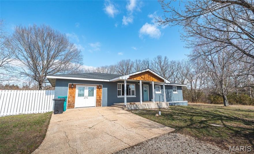 Enjoy the space and flexibility of country living just minutes from Rolla with this well-appointed 3 bed, 2 bath ranch on 9.35 acres. This single-level home offers 1,878 sq ft of comfortable living space with an open floor plan designed for both everyday living and entertaining. The kitchen serves as the heart of the home, featuring a large center island with beautiful updated countertops and seamless flow into the main living and dining areas. The 3 bedrooms are all well sized and receive abundant natural light. A spacious bonus room provides excellent flexibility—ideal for a craft room, home office, or additional living space. Step outside to find a thoughtfully improved property ready for a variety of uses. The property is partially fenced, with a cleared pasture well-suited for livestock, horses, or hobby farming, while the fenced backyard offers a secure space for pets or children. A small pond and partial wooded acreage add privacy and natural appeal. 

Additional improvements include a 30x30 shop with electric—perfect for equipment, hobbies, or workspace—a run-in animal shelter, and multiple sheds for storage or agricultural use. A double carport provides convenient covered parking. The current owner has made multiple improvements including installing the range hood, and replacing the water heater and installing a water softener in Oct 2025. Most of the house has also been freshly painted. Whether you’re looking for a mini-farm, recreational property, or simply more room to spread out, this property offers a rare combination of usability and peaceful surroundings.