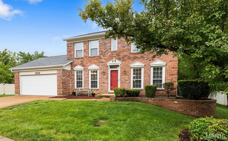 First time available in 33 years! This thoughtfully updated and beautifully maintained 2-story offers the perfect blend of comfort, flexibility, and charm. With approximately 2,765 square feet of inviting living space, this home easily adapts to a variety of lifestyles. Tucked away on a quiet cul-de-sac, the pie-shaped lot provides exceptional backyard space for entertaining, play, or relaxing summer evenings.

The home's center hall plan offers both formal and casual living options with separate dining room, living room/office, and an inviting family room with wood-burning fireplace and bay window with plantation shutters.  Hardwood flooring enhances the entry, kitchen, and family room with warmth and style.  The updated kitchen shines with light wood cabinetry, stainless steel appliances, and easy flow into the breakfast area and family room.  Step outside to the patio and enjoy a backyard designed for gatherings, celebrations, and making memories for years to come. Upstairs, the spacious primary suite is a true retreat with vaulted ceilings, a charming reading alcove, walk-in closet, and updated bath featuring dual marble-top vanities and an oversized shower with rain head. Two additional bedrooms and an updated full bath complete the upper level.  The finished lower level expands your living and entertaining options with two separate recreation spaces, a half bath, and abundant storage. If that was not enough, this home comes with a new roof, new hot water heater, 1.5 years new furnace & A/C.  Don't miss this one, schedule an appointment today.