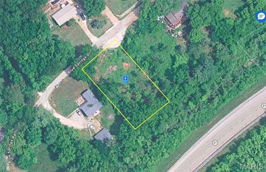 Discover the perfect setting for your future home in Blue Springs Estates! This 0.56-acre wooded lot is tucked away on a quiet, no-outlet street, offering privacy and a peaceful natural backdrop. Public utilities are available at the street (per seller), and with no HOA restrictions, you have the freedom to build to suit your vision. Located in the sought-after FOX School District, the property provides convenient access to Hwy 21 and Highway M—making commuting simple while still enjoying a tranquil setting. If you’re looking for a beautiful homesite that offers both a serene, wooded atmosphere and easy access to everyday amenities, this property is a must-see.