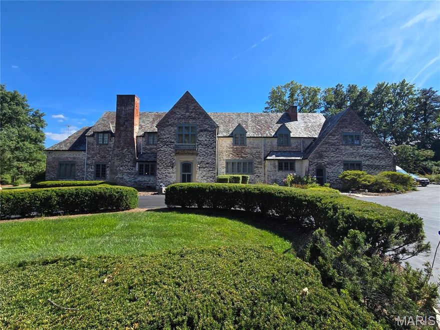 An extraordinary opportunity to acquire one of Ladue’s most coveted estates. Nestled on 6.03 acres of lush, meticulously maintained grounds, this 1931 manse has been lovingly cared for by the same owner for over five decades. The original residence sits on 3 acres of manicured lawns, framed by mature trees, curated gardens, and a serene natural landscape. The property offers endless possibilities: renovate the existing home, design a custom build, or start anew with a complete tear-down. A buildable 3.03-acre parcel at 10050 Winding Ridge is included, offering flexibility for expansion or investment. A 1,600 sq ft barn, corral, and in-ground pool further enhance the estate’s rare blend of privacy, charm, and potential. Offered in AS IS condition. Showings begin September 2nd.