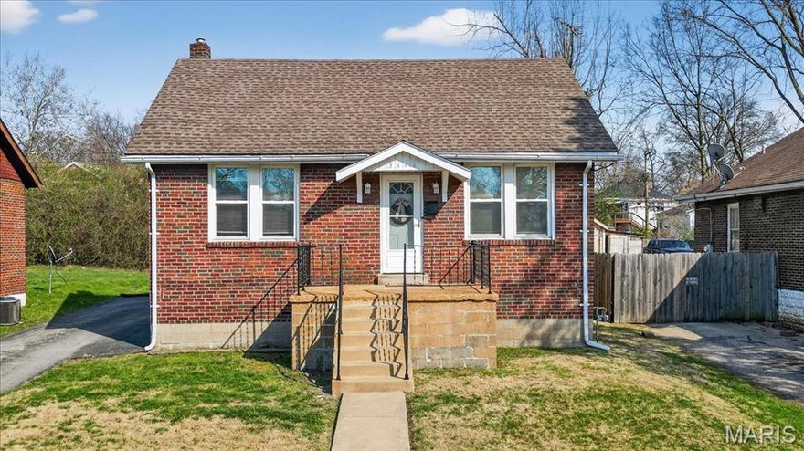 Welcome home to this charming and inviting all brick bungalow with lots of new updates. This home features 2 spacious bedrooms with an additional sleeping room or second living area/rec room in the lower level. Nestled in a quiet and conveniently located Overland neighborhood, you'll enjoy the low traffic of a not thru street. As you pull up, you'll notice the full brick facade, large front porch, ample driveway space, and spacious/level yard. Through the front door, you'll notice the new hardwood flooring in the living room, foyer, and hallway, and new, neutral paint throughout the home. There are 2 spacious bedrooms with brand new carpet and a beautifully updated full bath. The eat in kitchen offers lots of cabinet and storage space. The lower level has a very spacious finished area with new carpet and ample closet space. The large covered porch off of the back of the home is perfect for enjoying time outside and hosting. Owner has taken great care of this home, and is excited for the new owner(s) to begin their next chapter here. Open house Sunday, March 29th 1:00-3:00 pm.