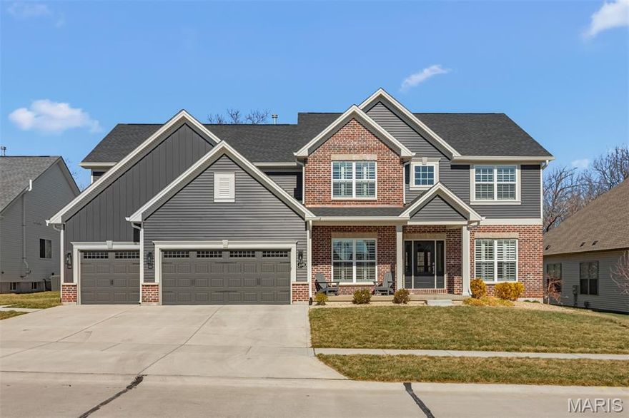 Modern Luxury Meets Outdoor Paradise in The Reserve at Lakeview Farms.
Why wait to build when the home of your dreams is already waiting for you? This stunning, two-
year-old Fischer & Fritchel two-story home offers over 3,400 sq. ft. of impeccably designed
living space. Situated on a prime lot backing to mature trees in the highly sought-after Reserve at
Lakeview Farms, this property offers the perfect blend of high-end customization and a prime
location within walking distance to Castlio Elementary.

The Heart of the Home
The open-concept main level is designed for both elegant entertaining and comfortable daily
living. A private study provides a quiet retreat, while the family room—anchored by a stunning
shiplap-accented fireplace—invites you to relax.
The gourmet kitchen is a true showstopper, featuring:
Quartz countertops and upgraded cabinetry.
A striking glass tile backsplash.
Premium stainless-steel appliances.
A spacious walk-in pantry and a highly functional, custom-designed drop zone.
Upstairs Retreat
The second level is built for flexibility and comfort. You’ll find generously sized bedrooms
(three with walk-in closets) and a versatile bonus room perfect as a media center, play area, or
secondary living space.
The Ultimate Outdoor Oasis
This is where the home truly separates itself from the competition. The current owners have
invested significantly to create an outdoor living space that is nothing short of resort-style:
20x20 Covered Patio: Complete with a cozy gas fireplace and motorized retractable
screens for year-round enjoyment.
Entertainment Ready: Includes a mounted 75-inch screen and integrated sound bar.
Luxury Features: A 12-person hot tub and beautifully extended poured patio and
walkway.
Maintenance: A newly installed sprinkler system ensures the landscaping stays pristine
with zero effort.
This home offers the crisp feel of new construction with the elevated character of a custom
residence.