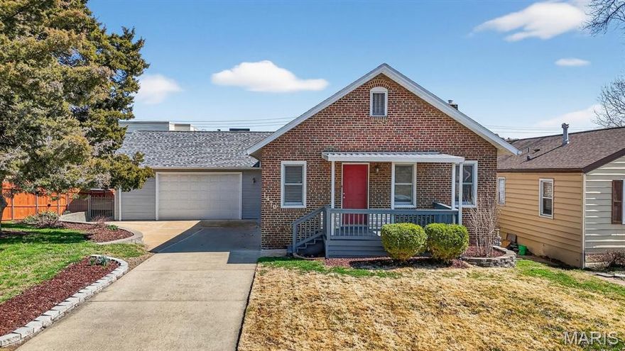 Welcome home to 1470 Sproule Avenue in the heart of Dogtown. Close to everything; walk to Forest Park & the Zoo, minutes from Downtown and all the City of St. Louis has to offer. This modern-day brick ranch in the city sits on a double lot and boasts an oversized, attached two-car garage. The garage is insulated and heated, featuring a work area, a half bath and wiring for an electric car charger. Walk inside via your covered porch to find beautiful hardwood floors, flexible living spaces, a spacious secondary bedroom, and an updated bath. The kitchen is a showstopper, featuring a vaulted ceiling with a skylight, a center island, granite countertops, plenty of cabinet space, a breakfast nook, and a separate dining area. Retreat to the primary bedroom, which features a vaulted ceiling, large walk-in closet and private bath with dual sinks and granite vanity. A gorgeous four season room off the kitchen features a cozy gas fireplace, offering more living space with a wall of windows looking into the fenced-in backyard and patio, which includes a low maintenance deck, perfect for BBQ nights. The original basement was freshly painted. The second basement is spotless, featuring a roughed-in bathroom, and is ready to be finished as a workout room, extra living space, or an office. Convenient main-floor laundry. New roof with high performance shingles installed in October 2025, HVAC replaced in 2023. Motion security system installed for piece of mind. Conveniently located a short drive from Wash U, Barnes-Jewish Hospital, SLU, Cortex, the Grand Center Arts District and the Central West End. Don't miss this opportunity for elevated living in one St. Louis' best neighborhoods.