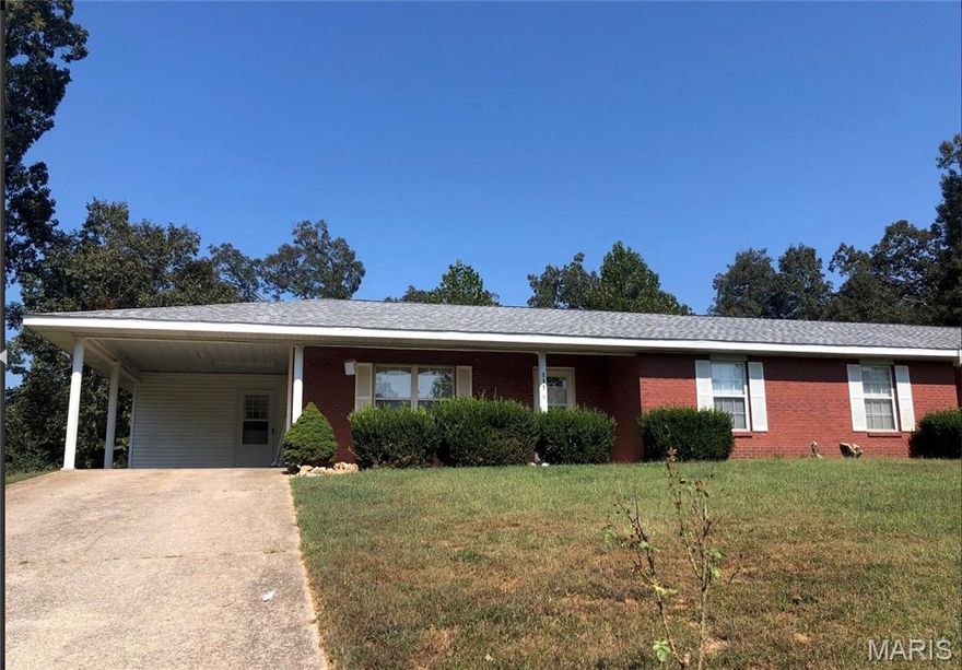 duplex - 2 bedroom, 1.5 bath, one car garage each side.  Remodeled. Sits on over 2 acres