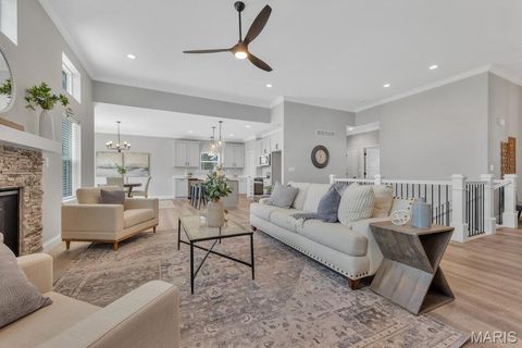 Tiny photo for 608 woodway Court, Wentzville, MO 63385 (MLS # 25067715)