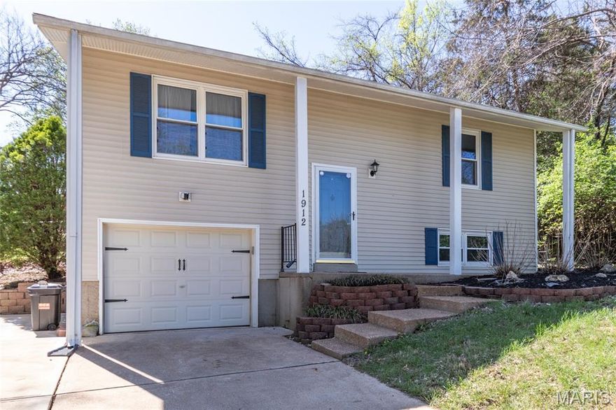 Welcome home to this adorable split-level gem! With 2 bedrooms, 1.5 baths, and a 1-car garage, this well-cared-for home is move-in ready. You’ll love the bright kitchen with granite countertops, a breakfast bar, and included appliances. There are newer windows too. Step outside to your own private retreat with a charming gazebo and handy shed—perfect for relaxing or entertaining. A one year HSA home warranty is offered for buyer's peace of mind. Washer and dryer stay, making this home even more convenient!