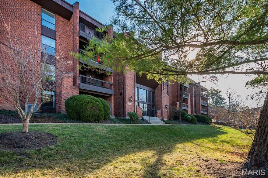 Back on market with a fresh new layout and updates! This bright and generously sized true 2-bedroom, 2 full-bath condo offers 1,380 sq ft in a well-maintained Creve Coeur community. While tax records show a one-bedroom, the layout has been thoughtfully restored to a full second bedroom and includes a closet — offering flexible space for guests, a home office, or everyday living. You’ll also enjoy brand-new carpet throughout, giving the entire unit a fresh, clean feel. The home provides a comfortable, move-in ready foundation with the opportunity to update and personalize over time. Enjoy the secure building and welcoming community amenities including a pool, clubhouse, and tennis courts, along with the ease of on-site management and a well-cared-for property. Additional highlights include one assigned parking space (#35) in the secure underground garage, quick access to Olive Blvd and I-270, and a location close to shopping, dining, and everyday conveniences. Pet-friendly community (see rules and restrictions). Refrigerator, washer, and dryer are included in their current condition. Highly rated Parkway School District. Property is being sold as-is. Seller will not make repairs or provide inspections.