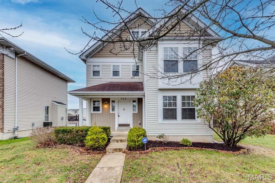 This beautiful, 2-story home offers 3 bedrooms, 2.5 baths, and a rear entry garage in a great subdivision. The entry foyer invites you into the formal dining room. Great room has a sliding door that leads you to the composite deck, which overlooks the fenced backyard. The kitchen is complete with stainless steel appliances, pantry, and a breakfast room with a bay window. The upper level has the primary bedroom suite with a large walk-in closet, and bath with a double sink vanity, separate tub and shower. There are also 2 additional bedrooms and a full bath. Owner prefers credit score of 700 or above with an income of three times the rent. One small or medium pet is allowed with $250 non-refundable pet fee. For any questions or viewing please text or call Zafer Syed at 314-323-7485.
