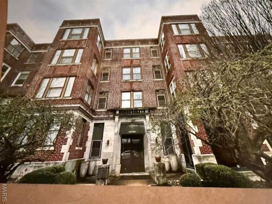 Light filled third floor unit with elevator access located in the historic Waterman-Kingsbury area of the DeBaliviere Place neighborhood. Just 4 blocks north of Forest Park and 2 blocks from the DeBaliviere MetroLink Station, with easy access to universities, hospitals, Clayton, the Central West End, U-City, and downtown St. Louis. Enjoy the convenience of a secure gated lot with an assigned parking space. Unit has new luxury plank flooring in bedroom and has been freshly painted. Building amenities include a main-level fitness center, entertainment lounge with kitchenette, elevator access, complimentary common laundry on each floor, and a private basement storage locker. Open floor plan with combo living room/dining room and kitchen with granite countertops, complete with all appliances, plus the convenience of in-unit laundry with a washer and dryer. Enjoy the large private deck off the living room. Available starting April 1, 2026.