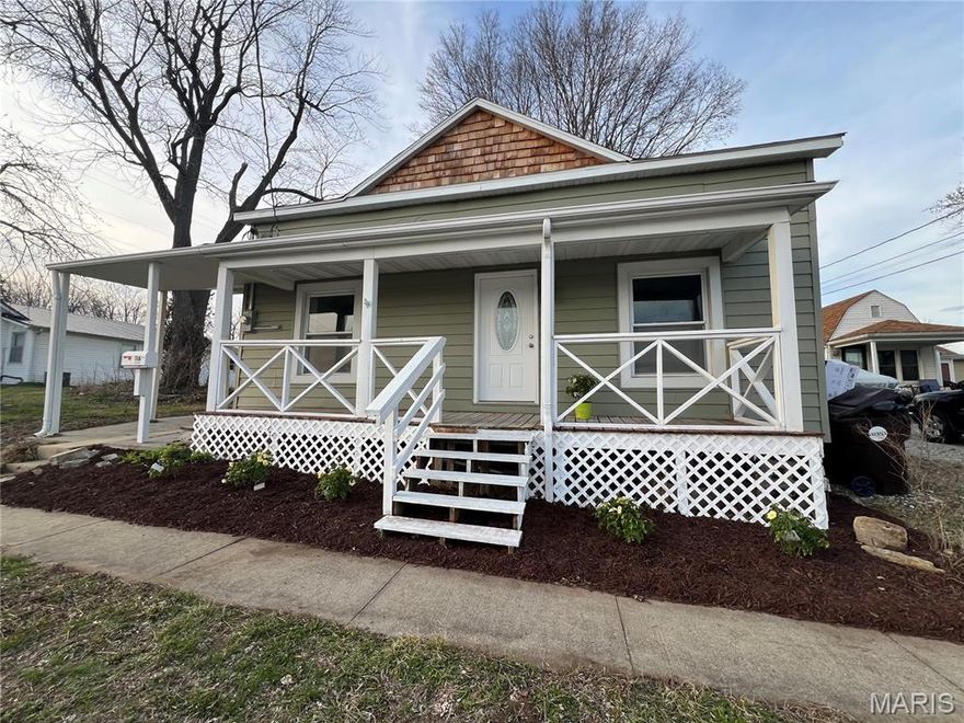 Welcome home to small-town charm at its finest. This beautifully renovated 3-bedroom, 1-bath home blends modern updates with timeless character, creating a space that feels both fresh and full of warmth.

Step inside to find brand new flooring, drywall, and paint throughout, giving the entire home a clean, move-in-ready feel. The updated appliances make everyday living easy, while thoughtful touches keep the home’s original spirit alive—like the stunning exposed log beam, a true centerpiece that tells a story of the home’s past.

Outside, you’ll love starting your mornings on the inviting front porch, coffee in hand, watching the quiet pace of small-town life roll by. Out back, a large yard offers plenty of room for gardening, play, or simply enjoying a peaceful evening under the open sky.

With new siding adding curb appeal and durability, this home is as solid as it is charming. Whether you're planting roots or looking for a fresh start, this one checks all the boxes.

Simple living, modern comfort, and a touch of history—all wrapped into one special place to call home.