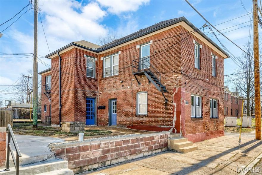 Rare all-brick 3-family in the heart of The Grove. Built 1889, fully updated with hardwood floors throughout, renovated kitchens & baths, central A/C, forced-air heat, updated plumbing, and tuckpointing (2023). A 2br unit is vacant & move-in ready — ideal owner-occupant opportunity. The occupied 2br unit is renting for $1290, the occupied 3br is renting for $1490.  Ideally situated one block from Manchester Ave dining and nightlife, with Forest Park (~0.7 mi), Barnes-Jewish Hospital (~0.5 mi), Washington University Medical Campus (~0.4 mi), St. Louis Children's Hospital (~0.5 mi), and the Cortex Innovation District (~0.7 mi) all within easy reach. Walk Score 85. An exceptional opportunity for the owner-occupant buyer, the medical professional, or the savvy investor. Properties of this quality in The Grove do not last.