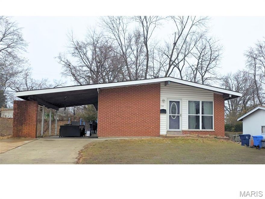 Great opportunity to add a cash-flowing rental property in Florissant to your portfolio. This 3-bedroom, 1.5-bath home is tenant-occupied with a long-term resident in place since 2017 and has had consistent professional management since 2017, providing stable & reliable income. Current rent is $1,195 per month, with the tenant also reimbursing sewer monthly & trash quarterly, helping offset operating expenses. With a functional layout and strong rental history, this property offers a turnkey, income-producing opportunity with minimal vacancy risk.  DO NOT DISTURB TENANT!
