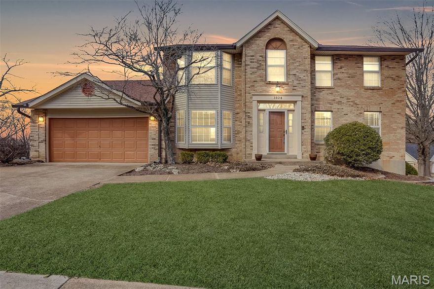 Welcome to this inviting 4-bedroom, 2.5-bath home offering a bright and functional layout designed for comfortable everyday living. Upon entry, you’ll immediately notice the abundance of natural light that flows throughout. The main level features a convenient half bath and a mudroom right off the garage, adding both ease and practicality. The kitchen features ample cabinetry, perfect for storage and everyday convenience, all within a spacious open layout that flows seamlessly, ideal for cooking and entertaining. Thoughtful attention to detail and modern conveniences are found throughout the home, enhancing everyday comfort, including a separate dining room, living room, and family room that flows seamlessly to the new and updated back deck. Upstairs, the primary suite serves as a relaxing retreat with a walk-in closet and a private bath featuring a double vanity, a separate shower, and a soaking tub. Three additional bedrooms are well-sized and share a full hall bath with a shower/tub combo. The full rough-in, walk-out basement offers excellent potential for added living space. Step outside to enjoy the back deck and spacious yard, perfect for outdoor enjoyment, along with the convenience of a 2-car garage. Additional updates include a new deck, new back door, and newer HVAC and water heater. Situated in a great location near restaurants, shopping, and with easy access to major highways, this home combines comfort, functionality, and convenience.