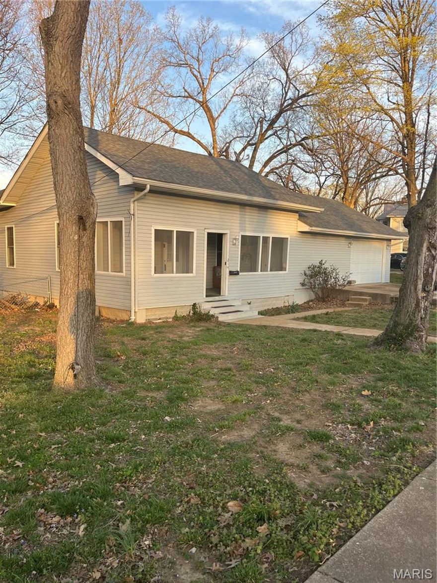 Great opportunity for buyers looking to build equity! This 3 bed, 2 bath home offers plenty of potential. Being sold AS-IS, the property will need cleaning and cosmetic updates but with some TLC, this home could shine again. The home features a large lot, newer chain link fenced back yard with a shed for shortage. The house itself offers a Jack and Jill bathroom which would be great for the kiddos and an unfinished basement for added storage. Bring your vision and make it your own.  Don't miss the chance to turn this into a great investment or primary residence!