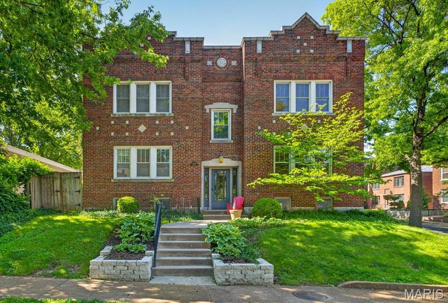 Nestled in the heart of the sought-after DeMun neighborhood and within the prestigious Clayton School District, this top-floor 2 bedroom condo is the perfect blend of charm and convenience. Set in a historic building, the residence enjoys recently refinished hardwood floors and a clean, neutral color palette, offering a fresh, move-in-ready feel.  Step inside and enjoy the spacious, sun-drenched layout, featuring a large eat-in kitchen that's perfect for casual breakfasts or hosting friends. Natural light floods every corner, creating a warm and inviting atmosphere throughout.  Location? It doesn’t get better. With unbeatable walkability, you're just steps from trendy restaurants, charming shops, serene parks, and even Schnucks for all your grocery needs. And with the HOA handling lawn care and building maintenance, you can spend more time enjoying the vibrant lifestyle this neighborhood has to offer.  Don’t miss the chance to own a piece of history paired with modern-day ease in one of the most desirable areas around!