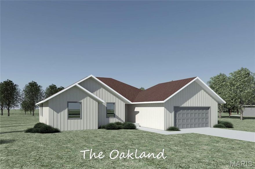 The Oakland house plan is a 3-Bedroom, 2-Bath – 1,700 sq ft

This beautiful 1,700 sq ft home is under construction.  The Oakland house plan offers 3 spacious bedrooms and 2 full bathrooms in the heart of Lebanon. The bright, open floor plan features a welcoming living room with several windows, a modern kitchen with stainless steel appliances, and a cozy dining area perfect for family meals or entertaining.

The primary suite includes a private ensuite bath, while the additional bedrooms are ideal for guests, family, or a home office. Outside, enjoy the covered porch perfect for relaxing or hosting gatherings.

Located near Atchley park, schools, and local shops, this move-in ready home offers both comfort and convenience in a vibrant neighborhood. Don’t miss your chance to call it yours!
Owner is a licensed MO agent.
