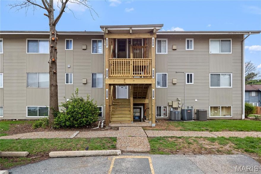 It's about the lifestyle!! Don’t miss your chance to tour this fully updated, spacious two-bedroom Lake St. Louis condo that includes LAKE RIGHTS and access to the resort style living that Lake St Louis is famous for. Located in a small, well-maintained complex, this ground-level unit has been remodeled from top to bottom and is move-in ready. The exterior features brand-new decking, ample parking, and plenty of surrounding green space. You’re welcomed into a bright kitchen offering abundant cabinetry, quality appliances, new laminate countertops, eye-catching backsplash, and a comfortable dining area tucked into a separate alcove. The kitchen opens to a spacious living room showcasing brand-new laminate flooring, a large picture window, and an inviting layout perfect for relaxing or entertaining. Down the hallway, you’ll find two generously sized bedrooms, each with large windows and new laminate flooring throughout. The beautifully updated full bathroom features a stylish vanity, additional storage cabinetry, and a tub/shower combo with tile surround. A convenient laundry area is located in the hallway for added ease. 
This home could also be the perfect opportunity for the investor who would love to have a great rental unit that would allow you to have lake rights and LSLCA access to use for yourself or include with your lease if you prefer.