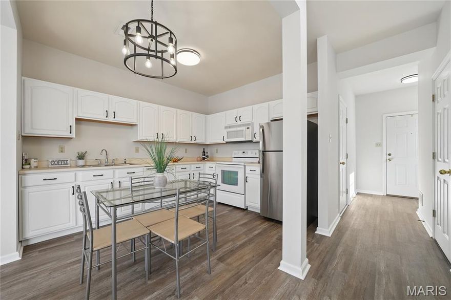 Welcome home to this freshly updated 2-bedroom, 1.5-bath condo! Enjoy the look and feel of brand-new laminate floors on main level, cozy new carpet on upper, fresh paint throughout. Thoughtfully updated and move-in ready, this unit is perfect for comfortable, low-maintenance living.  With the abundance of interest offers are due by Saturday 3/7 at 3pm with acceptance deadline Sunday 3/8 at 3pm