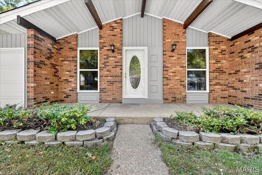 6360 Silver Fox Drive offers unbelievable space, style, and value with modern updates throughout. This move-in-ready home features three spacious bedrooms and two full baths on the main level, including a private ensuite in the primary bedroom, blending comfort and function seamlessly. Enjoy NEWLY refinished hardwood floors, BRAND NEW LVP flooring, NEW paint, NEW windows, and a NEWLY updated kitchen with NEW countertops and NEW appliances. The home also features a BRAND NEW roof, giving you peace of mind for years to come. The big-ticket items are already done with NEW HVAC, NEW air conditioner, NEW boiler, NEW water heater, NEW garage door motor, and NEW appliances. A bright NEW sunroom addition off the back captures beautiful sunrises and sunsets along with peaceful views of deer and surrounding wildlife. The expansive lower level with a half bath offers endless potential for entertaining, recreation, or additional living space. Outside, you will love the flat, fenced backyard backing to common ground, plus an oversized garage and a quiet street setting. This home truly stands out at its price point. Schedule your showing today. Contact 314 805 8440 with any questions.