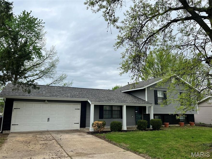 This 4-bedroom, 2 full bathroom, multi-level home features a 2-car garage and a large rear wood deck.. Home has been totally remodeled-fresh paint, deluxe LVT flooring throughout, new stainless stove, dishwasher, and microwave, rejuvenated kitchen cabinets with new granite countertop, undermount sink and deluxe faucet, new rear wood fence, new concrete driveway, and much more!