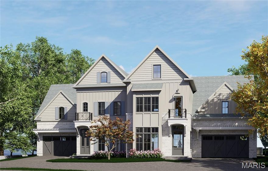 The Enclave at Greenbriar offers a new benchmark for luxury living in St. Louis County. This intimate, gated development is built along the limestone bluffs of Sugar Creek and comprised of 19 thoughtfully arranged residences, beaming architectural integrity with a sense of quiet refinement.  A collaborative vision by Novus Enclave LLC, Schaub Architecture, and Duggan Contracting and Carpentry—firms synonymous with high-caliber craftsmanship.

Anchoring the community is the gated Enclave Drive, a newly created, private cul-de-sac that gently winds through the Enclave. The address list spans an elegant range of single and double digits (# 2–22), reinforcing the sense of intimacy and exclusivity. 

Eighteen homes are arranged in a sophisticated double townhome configuration, while the final lot hosts a single, freestanding residence—an architectural centerpiece and a one-of-a-kind offering.

Each home sits on its own parcel of land, with double-width driveways and private, attached two-car garages allows a seamless arrival experience. Inside, the homes unfold in spacious, light-filled layouts ranging from 3,100 square feet in the two-story floorplans to over 4,300 square feet in the fully finished three-story residences, which include a main-level hearth room for elevated everyday living.  This Display shows the full compliment of space including 3 fully finished floors, including elevator to all three floors and hearth room.  Views of forest and pond.