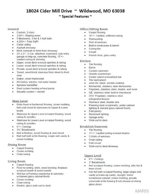 Tiny photo for 18024 Cider Mill Drive, Wildwood, MO 63038 (MLS # 26016411)