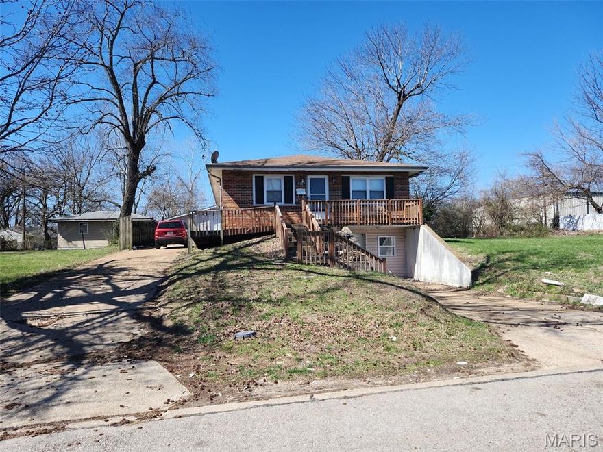 Welcome to this charming ranch-style home, perfectly situated in Saint Louis. This inviting residence offers approximately 1,134 sq. ft. of above-grade living space, featuring a functional floor plan with 4 bedrooms and 2 bathrooms. The interior highlights include a spacious living area and a basement providing extensive storage or potential for additional recreation space. Step outside to a level and find a substantial 2-car detached garage, offering plenty of room for vehicles and projects. With its classic exterior and convenience, this home is a fantastic opportunity for anyone seeking a solid property.

***Subject property is occupied, please do not disturb occupants.***