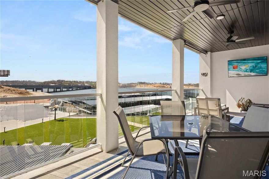 Experience the pinnacle of modern elegance at the brand-new Topsider Condos, perfectly situated at the 19MM in Osage Beach. This "sleek chic" 3-bedroom, 3-bathroom residence offers 1,600 sq. ft. of sophisticated living space, where 10-foot ceilings and an open-concept floor plan maximize natural light and breathtaking lake vistas. Every detail exudes luxury, from the premium quartz countertops and oversized kitchen island to the dedicated bar area with a beverage fridge, crown molding, and designer lighting. The primary suite serves as a private sanctuary, featuring a lavish walk-in shower and an extra-large vanity. Step onto your covered patio to enjoy sweeping views of the Lake, meticulously landscaped grounds, and a show-stopping infinity pool. Elite Amenities & Lifestyle: Resort Living-Clubhouse, fitness center, fire pits, and a dog park; Prime Location-Near Dog Days and the upcoming Oasis Amusement Park; Boater’s Dream-Includes a 12x32 boat slip; Flexibility-Nightly rentals are permitted; HOA covers cable, internet, and water. Ideally located just minutes from the Lake’s best dining and shopping—this is the stylish retreat you’ve been waiting for!