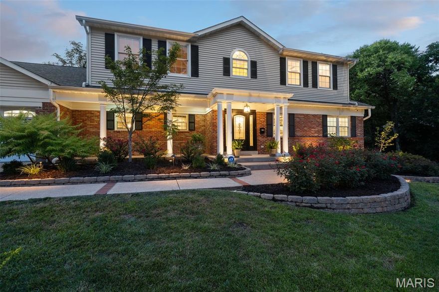 Welcome to this beautifully updated Glendale home! With 4 spacious bedrooms including a luxurious Main-Floor primary suite featuring a spa-like en suite & walk-in closet, this home blends comfort & style at every turn. Fresh Paint & New Hardwoods extend throughout the main level, adding warmth & elegance to the inviting layout. The kitchen opens seamlessly into the massive living room, creating the perfect space for gatherings. In the kitchen, you’ll find granite counters, stainless appliances, a gas range w/ double ovens, & ample storage. The Great Rm impresses w/ soaring ceilings, a gorgeous double-sided fireplace, a built-in wet bar for entertaining, & walls of windows framing the backyard views. Just off the garage, the Main-Floor Laundry/mudrm offer a convenient drop zone w/ separate entry from the back/side yard, built-in storage, & a private tucked-away office space. From the Great room, step out to a wraparound covered deck , built-in gas BBQ, & level yard ideal for entertaining or play. Upstairs find 3 generous bedrooms with new carpet and 2 full baths—one en suite bedroom. The Bright finished LL is designed for fun with a media area, 2nd wet bar, full bath, & light-filled office. So many amazing updates, including a new roof, this home practically looks & feels like new construction & is totally move-in ready.  Located on almost One acre with Fresh landscaping, & abundant curb appeal, & this home truly has it all. A rare find in Glendale/Kirkwood Schools!