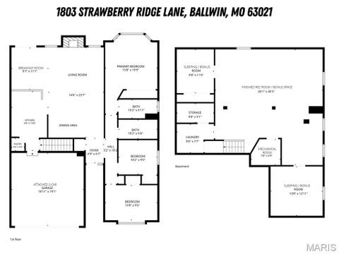 Tiny photo for 1803 Strawberry Ridge Drive, Ballwin, MO 63021 (MLS # 26038893)
