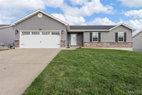 Photo of 416 Prairie Creek Drive, Wentzville, MO 63385 (MLS # 25049852)