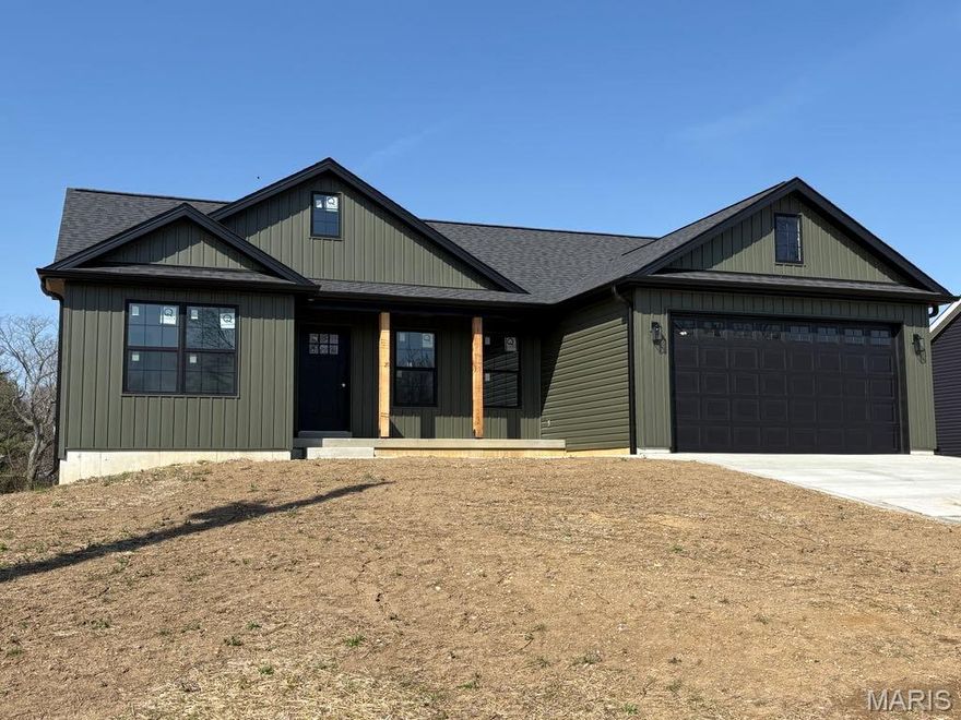 This new construction home offers a split bedroom floor plan with an open kitchen featuring granite countertops, 42" cabinets and a smooth flow into the main living area. The layout includes a dedicated laundry room, a hall closet, and thoughtful storage throughout.

The primary suite features a walk-in closet and a private bath with a comfortable layout and double sink. Two additional bedrooms share a full hall bath. The walk-out basement includes a rough-in bath and provides excellent opportunity for future finish.

Additional highlights include an insulated garage and a peaceful location on Pendleton Plant Road. A strong new build with modern convenience and a functional design.