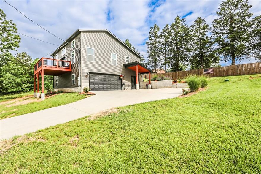 Beautiful 2 Year old raised ranch home. Home features a 2 car garage, concrete driveway, Stone formed concrete basement walls. Large deck on the front to enjoy your morning coffee and a patio on the back to enjoy evening BBQ's. Large kitchen with a center island, Stainless appliances and breakfast area. Great room has an electric fireplace for those chili evening. Primary bedroom suite has its private bathroom and walk in closet. Beautiful wood floors throughout.