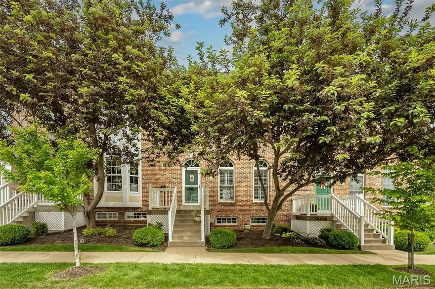 Welcome Home to Luxury, Comfort & Carefree Living! Nestled in the prestigious Cambury Subdivision in the heart of Wildwood, this stunning 3-bedroom, 2.5-bath townhome with an oversized attached 2-car garage is loaded with high-quality updates, impeccable pride of ownership, and pristine condition—bursting with Character & Style! Elegant open and flowing floor plan showcases soaring 10’ ceilings, Plantation Shutters, Custom Blinds, Anderson Tilt-In Windows & Transoms Windows, 2-panel Colonial doors, recessed lighting, and upgraded Stainmaster carpeting in 2017 throughout the main level. Stunning Gourmet Kitchen remodeled in 2019 with over $17K in quality upgrades featuring gorgeous 42” soft-close cabinetry with crown molding, quartz countertops, stylish bar pendant lighting, stainless steel sink with gooseneck faucet, hardwired under-cabinet lighting, recessed lights, and stainless steel appliances including a Bosch refrigerator & dishwasher and Samsung electric range & microwave. Adjoining dining area leads to a private covered deck overlooking the common ground with additional storage—perfect for relaxing or entertaining! Upstairs offers 9’ ceilings, a spacious primary suite with walk-in closet plus additional closet space, updated vanity, shower, and newer light fixture. Two additional generously sized bedrooms, full bath, and a convenient second-floor laundry complete the upper level. Enjoy carefree living at its finest in an unbeatable Wildwood location—offering the perfect blend of elegance, comfort, and low-maintenance living. Truly the best of both worlds!