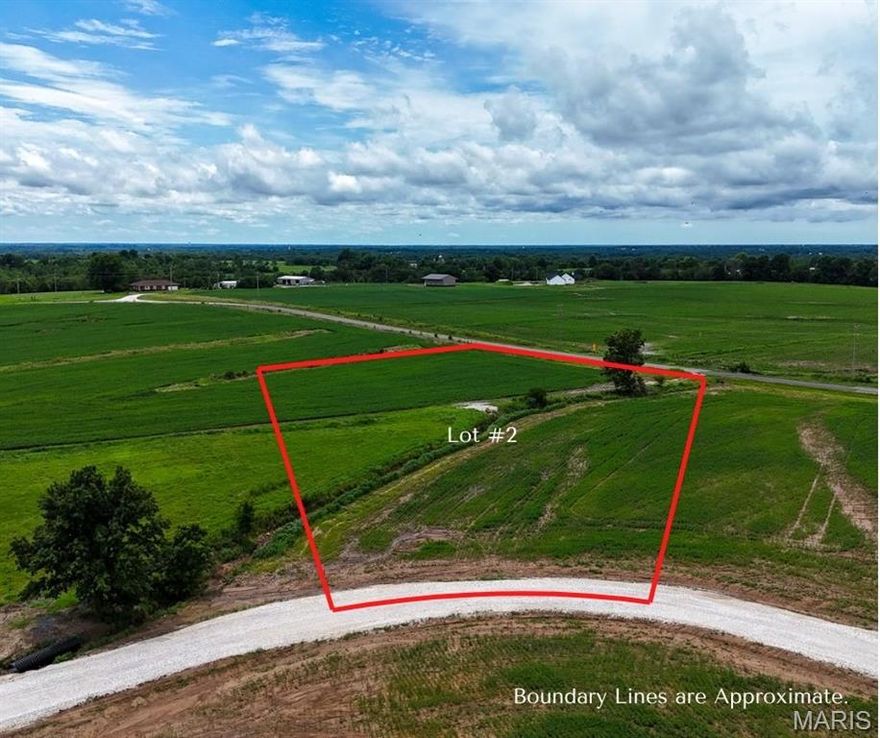 3-Acre Lots in Unincorporated Monarch Estates - Old Monroe. Build your dream home on a spacious 3-acre lot in desirable Monarch Estates! Located in unincorporated Old Monroe, these lots offer public water and electric at the property line and the flexibility to bring your own builder. Current gravel road will have first layer of asphalt layed by end of October with the final layer completed once all lots are sold. Don't miss your chance for peaceful country living with modern conveniences!
