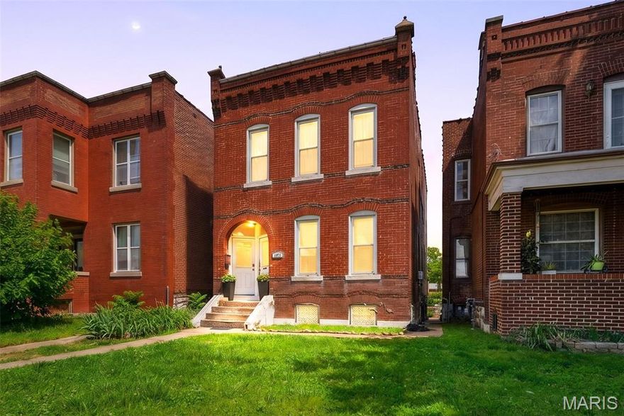 This charming all-brick 2-family home is full of character, quality, and opportunity! Each well-maintained unit features 1 bedroom and 1 bathroom with spacious layouts, stainless steel appliances, and beautiful original details including rich wood trim and classic pocket doors that add timeless appeal. With nearly 2,000 square feet of well-maintained living space, this property is truly move-in ready for both owner-occupants and investors alike. Enjoy a full basement offering additional storage or potential, a nice backyard perfect for relaxing or entertaining, and convenient 2-car parking. A rare blend of historic charm and modern comfort in a solid, well-cared-for property!