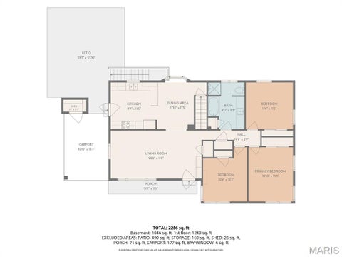 Tiny photo for 1339 Karen Drive, Cape Girardeau, MO 63701 (MLS # 26068462)