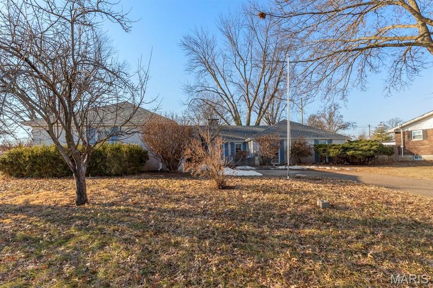 Stunning ranch-style home located in the Dardenne Lake Estate subdivision in St Peters! This home boasts 2,454 square feet of living space, 4 bedrooms, and 2.5 bathrooms. The front door opens to the entry foyer with new tile floors (2025), and leads to the spacious living room with a wood burning fireplace that also features a gas line that is not currently hooked up. The formal dining room leads to the kitchen, which features a new dishwasher (2025) and opens to the den. The primary bedroom features a bathroom with a dual vanity and a steam shower. Three additional bedrooms, a full hall bathroom, laundry room, and half bathroom complete the main floor. Other highlights include: attached 2 car garage, new roof (2020), new floor vents (2026), and an oversized water heater. Relax in the screened in side porch or on the back patio and enjoy the private backyard. Location could not be better – close to major highways, restaurants, shops, schools, and walking distance to the St. Peters Golf Club!