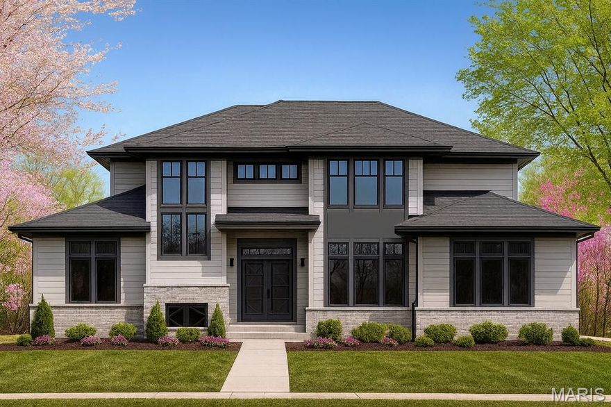 Build Our Design or Yours – Shovel Ready Opportunity.

Located in the award-winning Ladue School District, this custom home opportunity sits on over a half acre on a quiet cul-de-sac. Buyers may choose to build the thoughtfully designed modern home by Frontenac Homes or work with the builder to create a fully custom design tailored to their vision.

Our featured design is fully shovel ready, allowing construction to begin quickly. The modern Frank Lloyd Wright inspired home offers five bedrooms, five bathrooms, and approximately 6,000 square feet of living space, including a light-filled finished lower level and a spacious three-car garage.

The open, modern floor plan features a dramatic two-story family room, 10-foot ceilings throughout the main level, and 9-foot ceilings on the second floor. A luxurious main-floor primary suite, custom cabinetry, rich hardwood flooring, detailed millwork, and designer lighting elevate the home’s design and functionality.

Every material and finish can be fully customized to reflect your personal style, creating a truly one-of-a-kind home in an exceptional location.