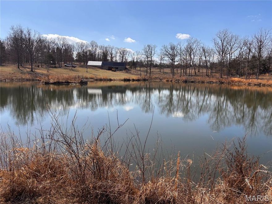 Discover the perfect blend of privacy, recreation, and potential on this stunning resort like property featuring level to gently rolling terrain with a beautiful private lake. Whether you're casting a line at sunset, swimming on warm summer days, or enjoying abundant wildlife, this property is built for outdoor living. The mix of open ground and mature woods creates ideal habitat for deer and turkey, making it a hunter’s dream. With electric, well, and septic already in place, plus an earth home ready for your finishing touches, you can customize your retreat exactly the way you envision. Located just off blacktop for easy access, yet offering total seclusion, this acreage is only minutes from outdoor destinations like Meramec Springs Park, Woodson K. Woods Memorial Conservation Area, and Huzzah Conservation Area — known for hiking, camping, trout fishing, canoeing, and endless recreation. Ideal as a full-time residence, private hunting retreat, or weekend getaway, this property offers the space, setting, and freedom to live the lifestyle you’ve been looking for.  Over 3000 feet of blacktop frontage.  Ideal for a family compound or several homesites.  High Speed Internet available from STE Communications in Steelville.  Acreage is based on tax assessor's map and not actual survey.