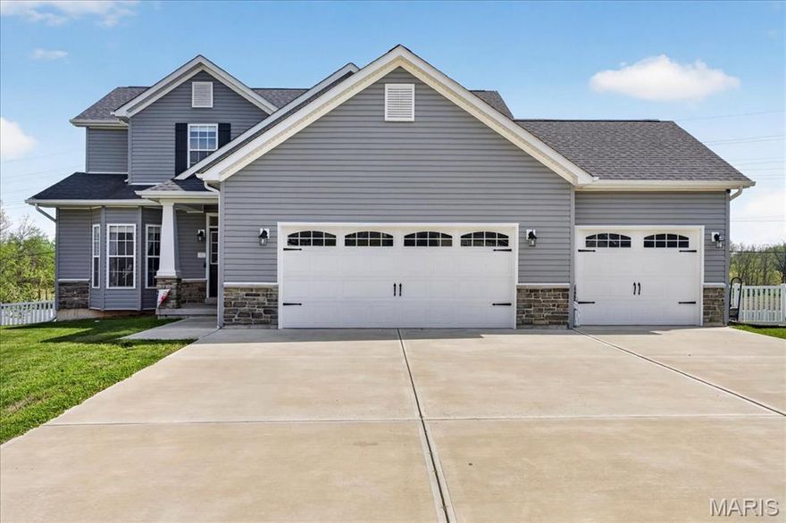 Welcome to this beautifully situated 1.5-story home tucked at the end of a corner cul-de-sac lot in Troy, offering the perfect blend of comfort, space, and thoughtful upgrades. From the moment you arrive, you’ll appreciate the peaceful setting, upgraded brick front elevation, and inviting curb appeal.
Step inside to a well-designed layout that makes everyday living easy while still offering flexibility for entertaining. The main level features a warm, comfortable flow between living spaces, highlighted by custom plantation shutters (2019) that elevate the living room with style and natural light. The kitchen is a standout with 42" soft-close cabinetry, granite counters, subway tile backsplash (2021), and plenty of workspace for cooking and hosting. The nearby laundry room adds convenience with upgraded cabinets and a utility sink.
The 1.5-story design provides charm and separation, with the upper level offering additional privacy for bedrooms or flexible-use spaces. The primary suite is a true retreat, featuring a gorgeous bay window, abundant natural lighting, and a jetted garden tub for unwinding at the end of the day.
Downstairs, the partially finished basement expands your living potential—perfect for a media area, recreation room, home gym, or extra storage. A whole-home water softener adds comfort and efficiency.
One of the standout features of this property is the oversized 3-car garage, fully drywalled and insulated (2020) with quiet-mechanic insulated doors, offering exceptional versatility for vehicles, tools, hobbies, or workshop needs. Additional thoughtful touches include outlets in closets and a storm door added in 2021.
Step outside to enjoy the fenced-in backyard, complete with a 12x20 patio, back deck/stairs (2020), and a custom garden (2020)—a perfect extension of your living space for entertaining, gardening, play, or simply relaxing in privacy. The large driveway provides ample parking and convenience for guests.
Located in a desirable cul-de-sac setting, this home offers reduced traffic, added privacy, and a true neighborhood feel while still being close to area amenities. With its spacious layout, functional upgrades, and inviting outdoor spaces, this home is ready to fit a wide variety of lifestyles.