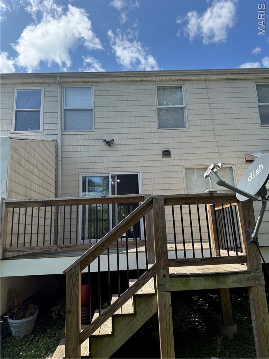 Welcome home to this condo in Sturbridge Village Dr. Close To Hwy 270, 170, and 370. Vinyl Flooring in first floor in 2024. Hvac replaced in 2020. New Deck in 2021. New roof is about to get installed. New Water heater installed in 2025. All major components for this home has been updated for stress free ownership. Used as a rental property, owner was getting $1200 a month for rent. 
Property to be sold as is. No repairs or inspections will be made by seller. Send all contracts to Hungg35@hotmail.com