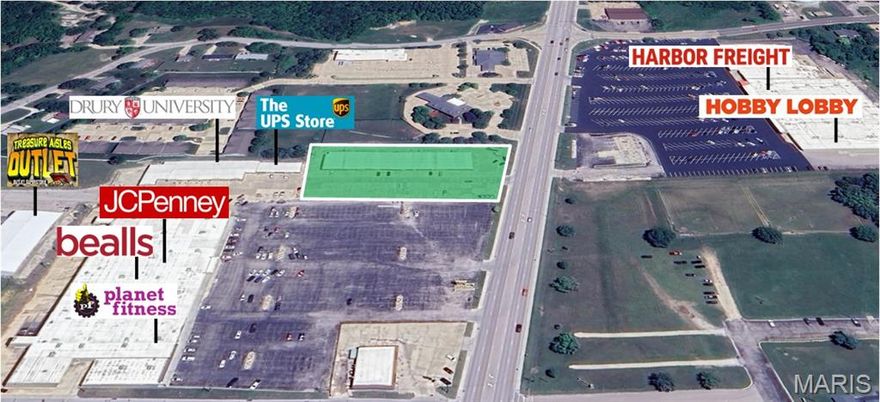 This 1.9 m/l acre parcel is located inside Southside Shoppers World with excellent visibility and access along busy South Bishop Avenue. Zoned C-2, the property supports a wide range of commercial uses, making it highly adaptable for future development.

The site is surrounded by a strong shopping area anchored by JCPenney, Planet Fitness, UPS Store, Hobby Lobby, and Harbor Freight, along with numerous restaurants and service businesses nearby. This established retail hub attracts steady customer traffic, making it an ideal setting for a business strip, retail center, or other commercial project.

With strong neighboring businesses and a proven location, this property presents an excellent opportunity for investors and developers seeking visibility and growth potential.