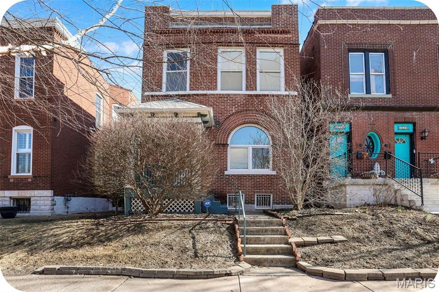 If you’ve been holding out for a home with real history and real character—one that hasn’t been stripped of its 1894 soul—this is it. Tucked away on a quiet, blink-and-you’ll-miss-it street in Tower Grove East, you get the best of both worlds: a peaceful neighborhood feel just steps from farmers markets, yoga in the park, and all the locally loved restaurants and coffee spots along South Grand.

Inside, the entry foyer welcomes you into a cozy living room with a gas fireplace—perfect for winter nights—and a formal dining room with original beamed ceilings that bring warmth and authenticity you simply can’t recreate. The kitchen offers generous cabinet space and great flow, whether you’re meal-prepping for the week or hosting friends for dinner. A convenient main-floor bath adds everyday practicality.

Upstairs, you’ll find two comfortable, light-filled bedrooms, a full bath, and a dedicated laundry room complete with washer and dryer—so you can settle in without a long to-do list. At the top of the stairs, a bonus room with a custom-built closet makes an ideal home office, creative studio, nursery, or cozy third bedroom.

Out back, enjoy your own private yard with a firepit—perfect for small gatherings, summer nights, or quiet mornings with coffee—plus a garage for secure parking and extra storage.

If you’re ready to invest in your future, put down roots in a vibrant, walkable neighborhood, and own a home with real character and community connection, this is your opportunity.

Skip the Zillow rabbit hole; contact me--the listing agent--for more details & to schedule a private tour.