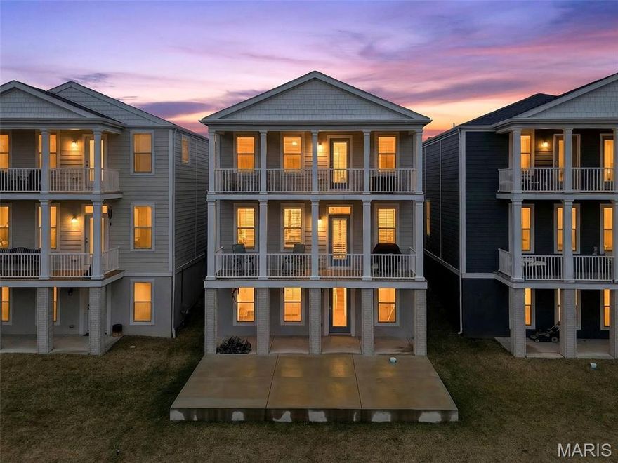 Showings begin Saturday. Open house 1–3 PM! Don’t miss your opportunity to tour this beautiful waterfront home featuring stunning water views and a lifestyle designed for both relaxation and entertaining. Step outside to the concrete patio right on the water, the perfect setting for gatherings, morning coffee, or sunset evenings overlooking the water.

Inside, the home offers a spacious open floor plan with a huge kitchen island, stainless steel appliances with gas range, and a pantry along with an abundance of cabinet space, making it ideal for everyday living and entertaining alike. Upgraded luxury vinyl plank throughout main and plantation shutters are just a few of the updates you will see on the main level. The main living areas flow seamlessly together, creating a bright and welcoming atmosphere throughout the home. Upstairs you’ll find generous bedrooms and a versatile loft space, providing plenty of room for family, guests, or a home office.

Additional highlights include a 2-car attached garage with off-street parking and a walk-out basement that leads directly to the waterfront patio with built in storage for kayaks or paddleboards. Located in New Town, residents enjoy access to lakes, parks, shops, restaurants, and community amenities that make this neighborhood one of the most sought-after in St. Charles.