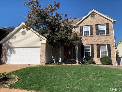Photo of 1043 Oakwood Farms Lane Ln, Ballwin, MO 63021 (MLS # 25078061)